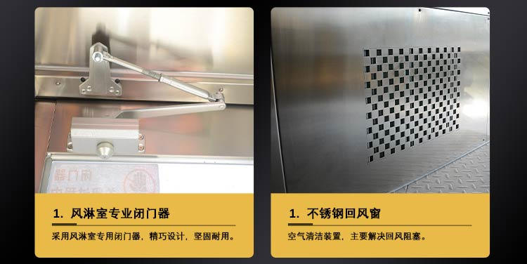 電子凈化風(fēng)淋室閉門(mén)器回風(fēng)窗